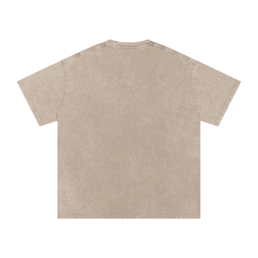 Aztec Tiger Washed Oversized Cotton T-Shirt