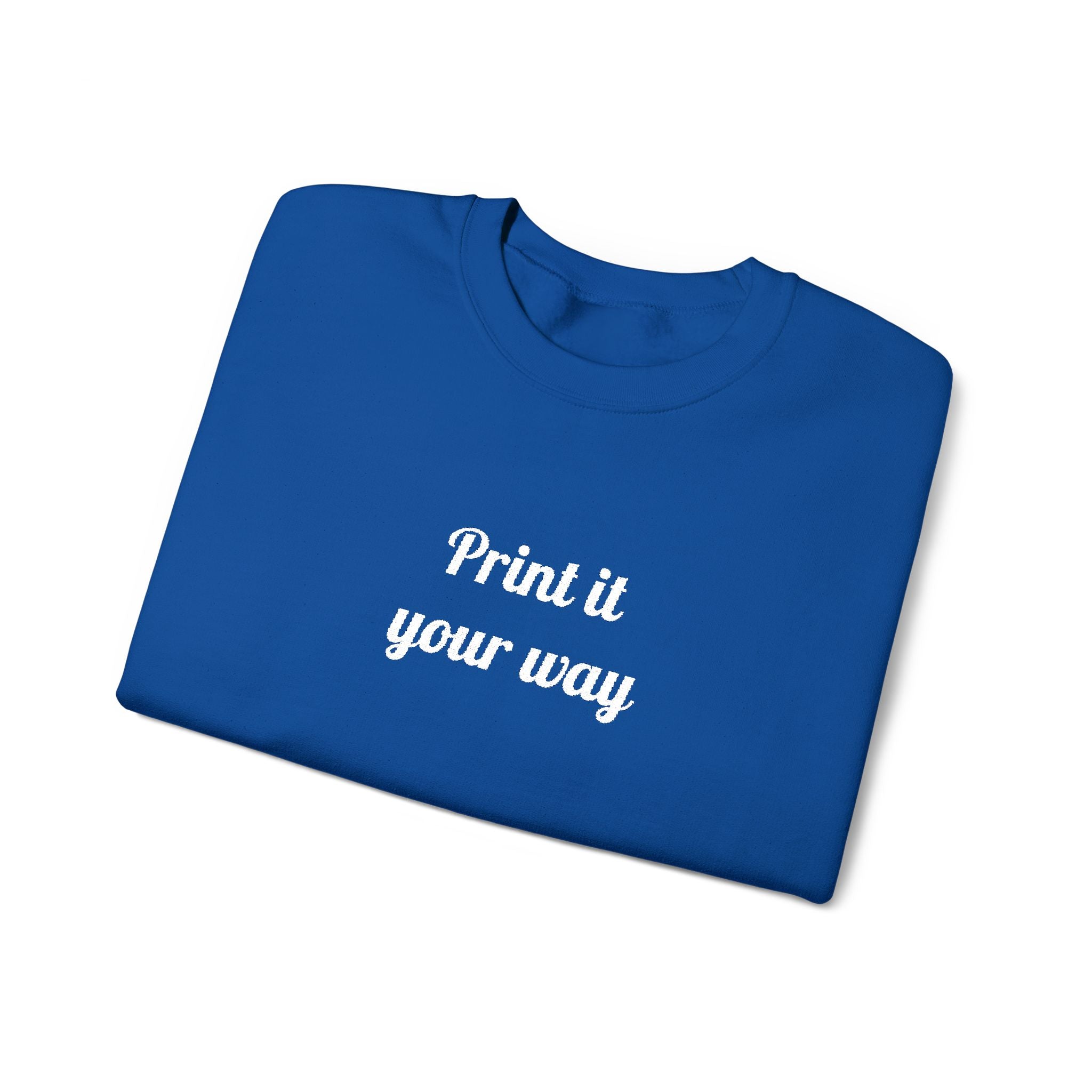 Embroidery Personalization - Unisex Crewneck Sweater (Make It Yours)