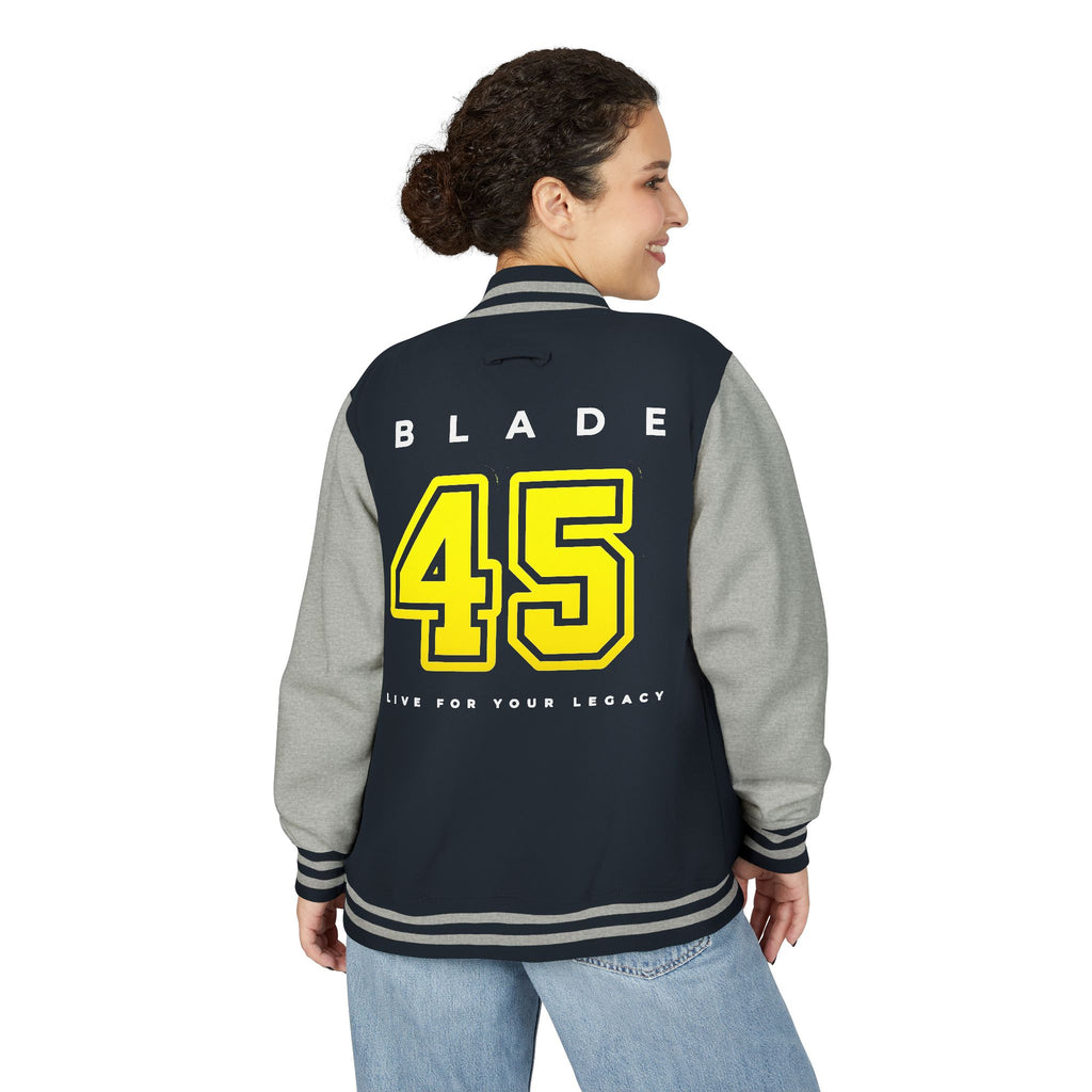 Blade 45 Golden Yellow/White Letterman Jacket