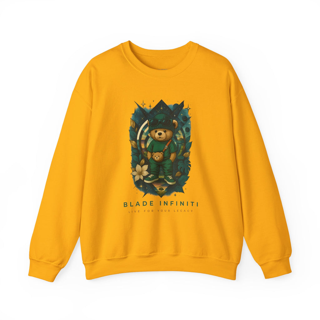 Galactic Teddy Bear V1 Unisex Crewneck Sweater