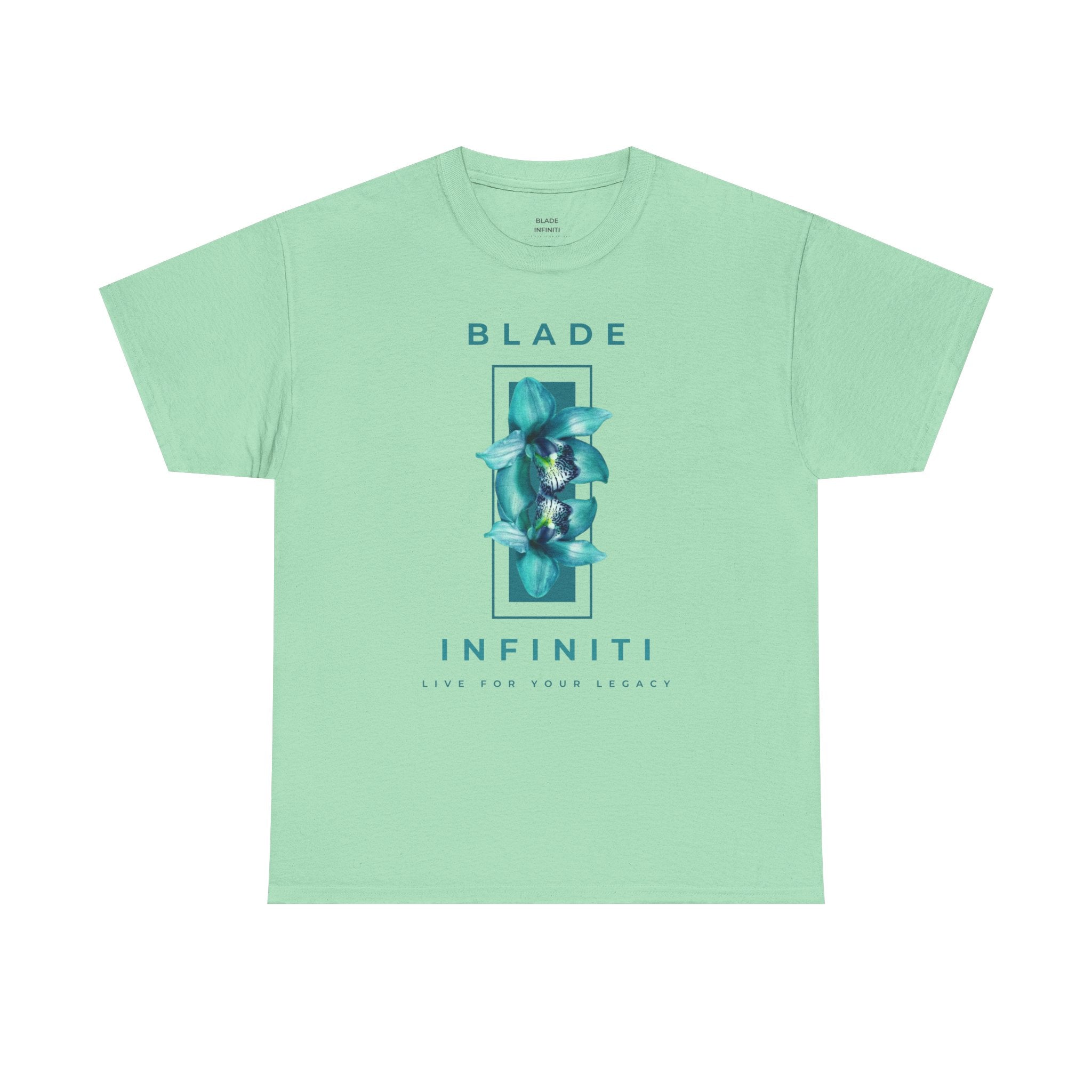 Essence of Infiniti Teal Floral T-Shirt