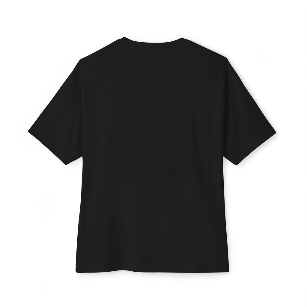 Geometric Odyssey Pink/Green Oversized Boxy T-Shirt