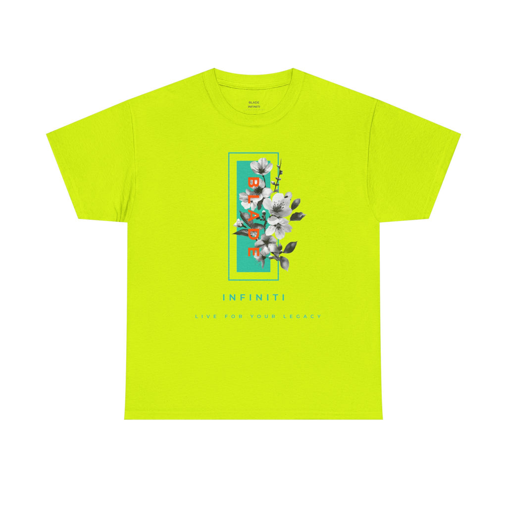 Bloom Bae Teal/Orange Floral T-Shirt