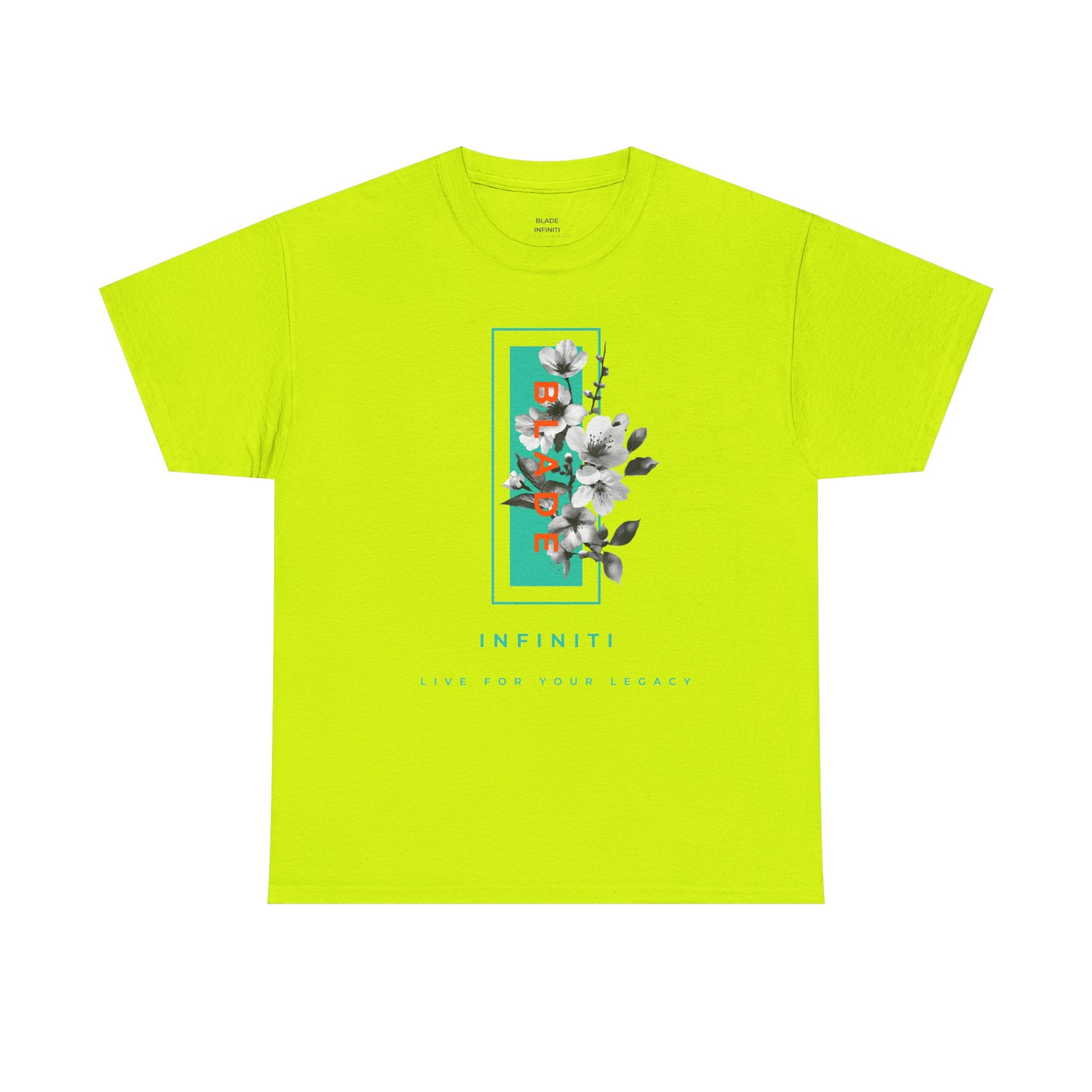 Bloom Bae Teal/Orange Floral T-Shirt