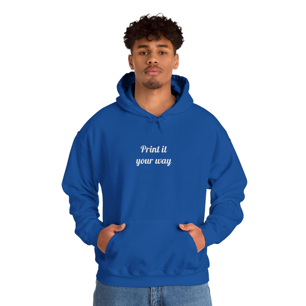 Custom Embroidered Unisex Hoodie – Ethically Sourced Cotton Blend