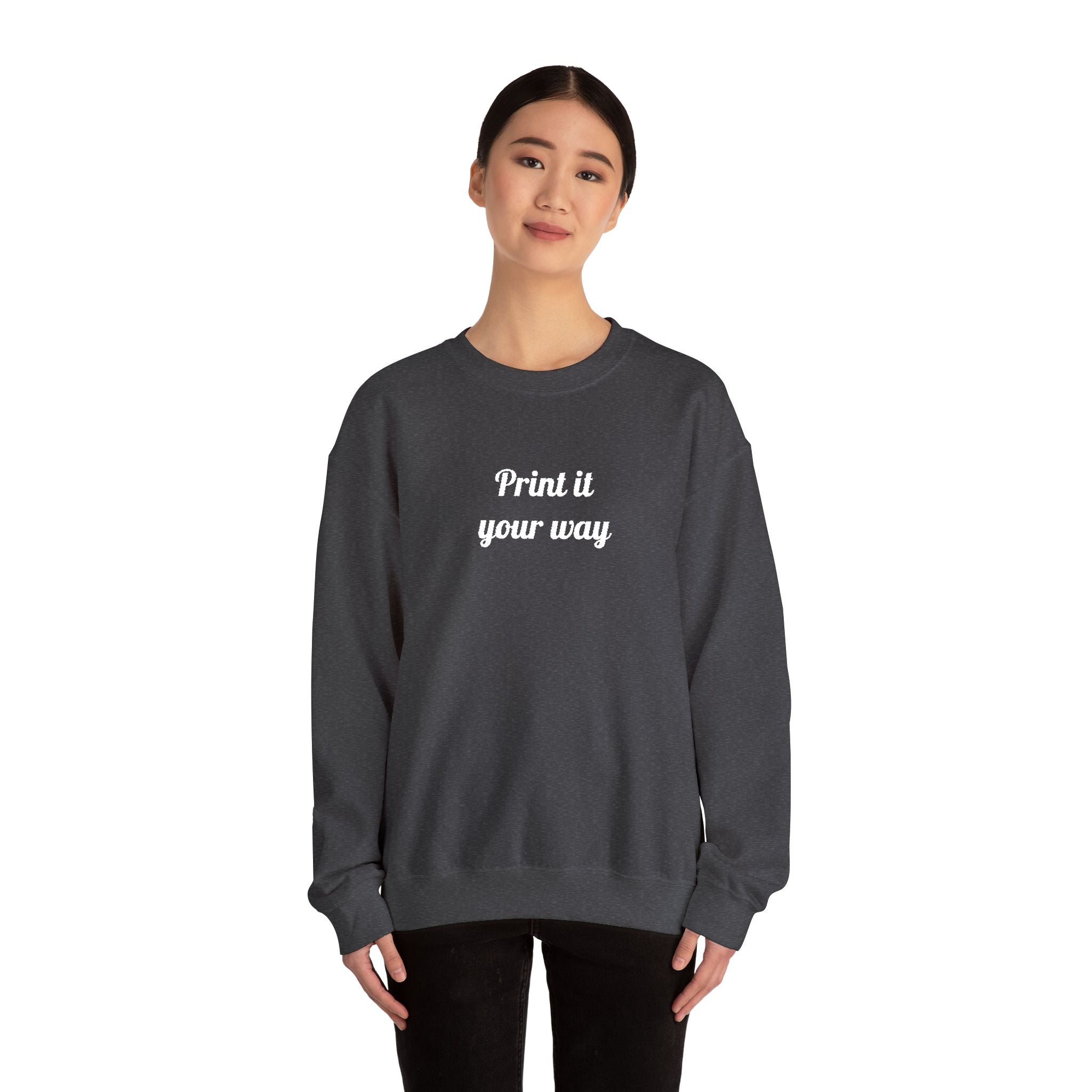 Embroidery Personalization - Unisex Crewneck Sweater (Make It Yours)