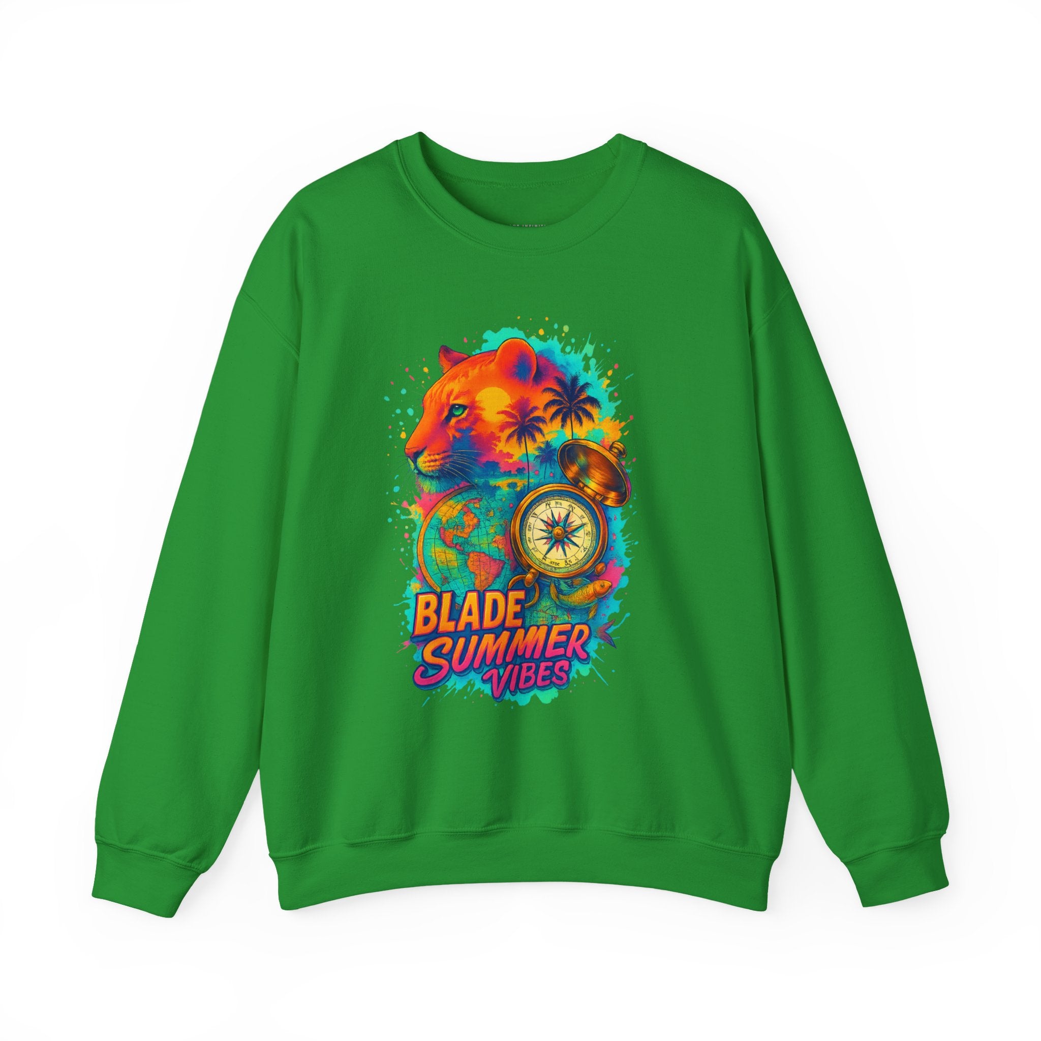 Primal Palms V1 Lion Unisex Crewneck Sweater