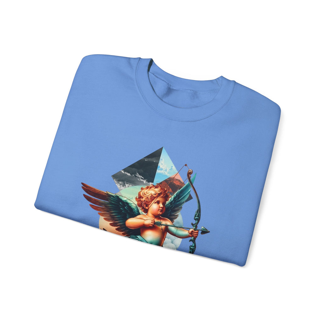 Cupid's Bow Blue + Arrow - Love, Infiniti Unisex Crewneck Sweater