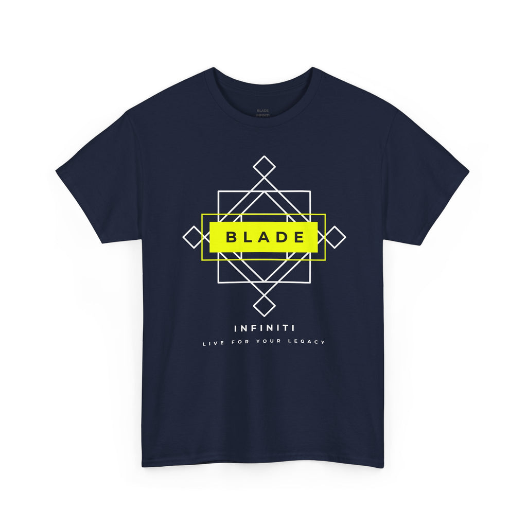 Geometric Infiniti Neon Green/White T-Shirt
