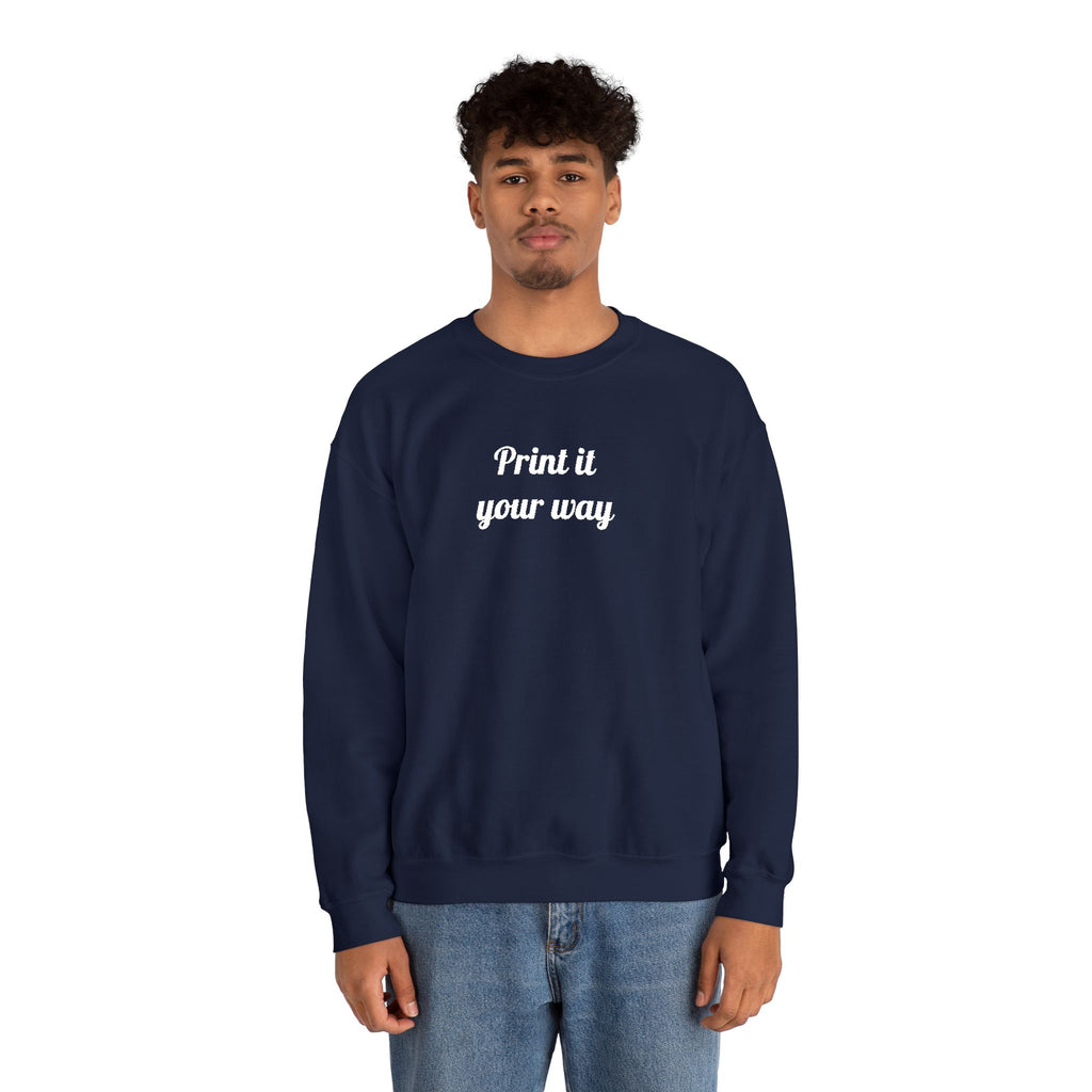 Embroidery Personalization - Unisex Crewneck Sweater (Make It Yours)