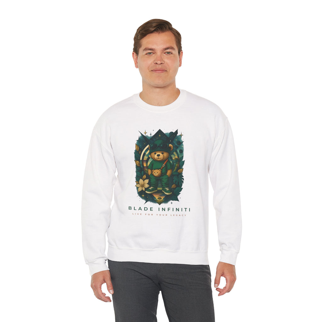 Galactic Teddy Bear V1 Unisex Crewneck Sweater