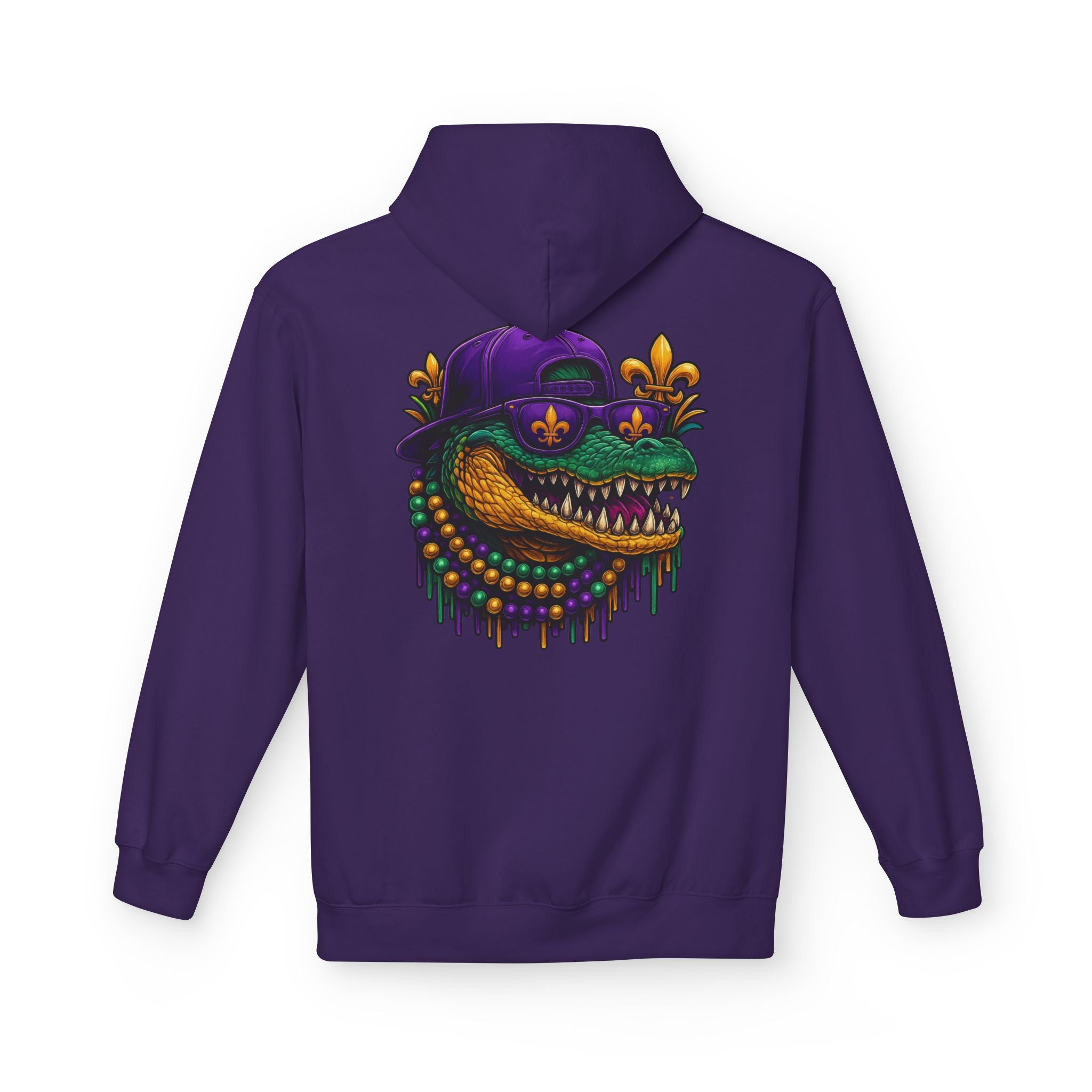 Mardi Gras Croc Hoodie