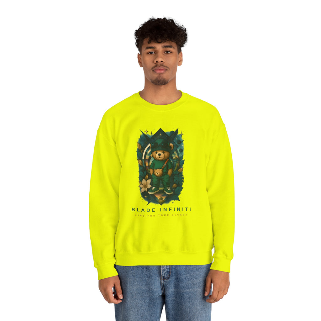 Galactic Teddy Bear V1 Unisex Crewneck Sweater