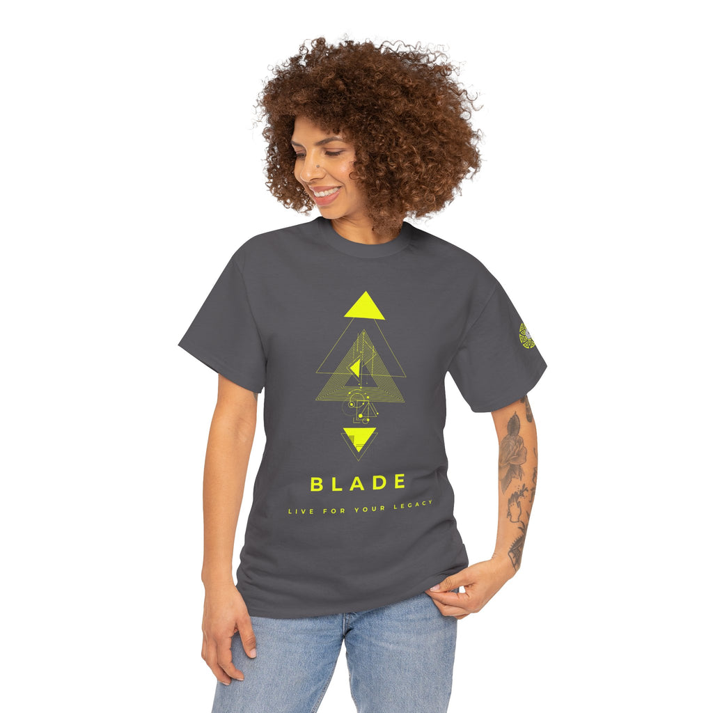 Geometric Odyssey Neon Green TX T-Shirt