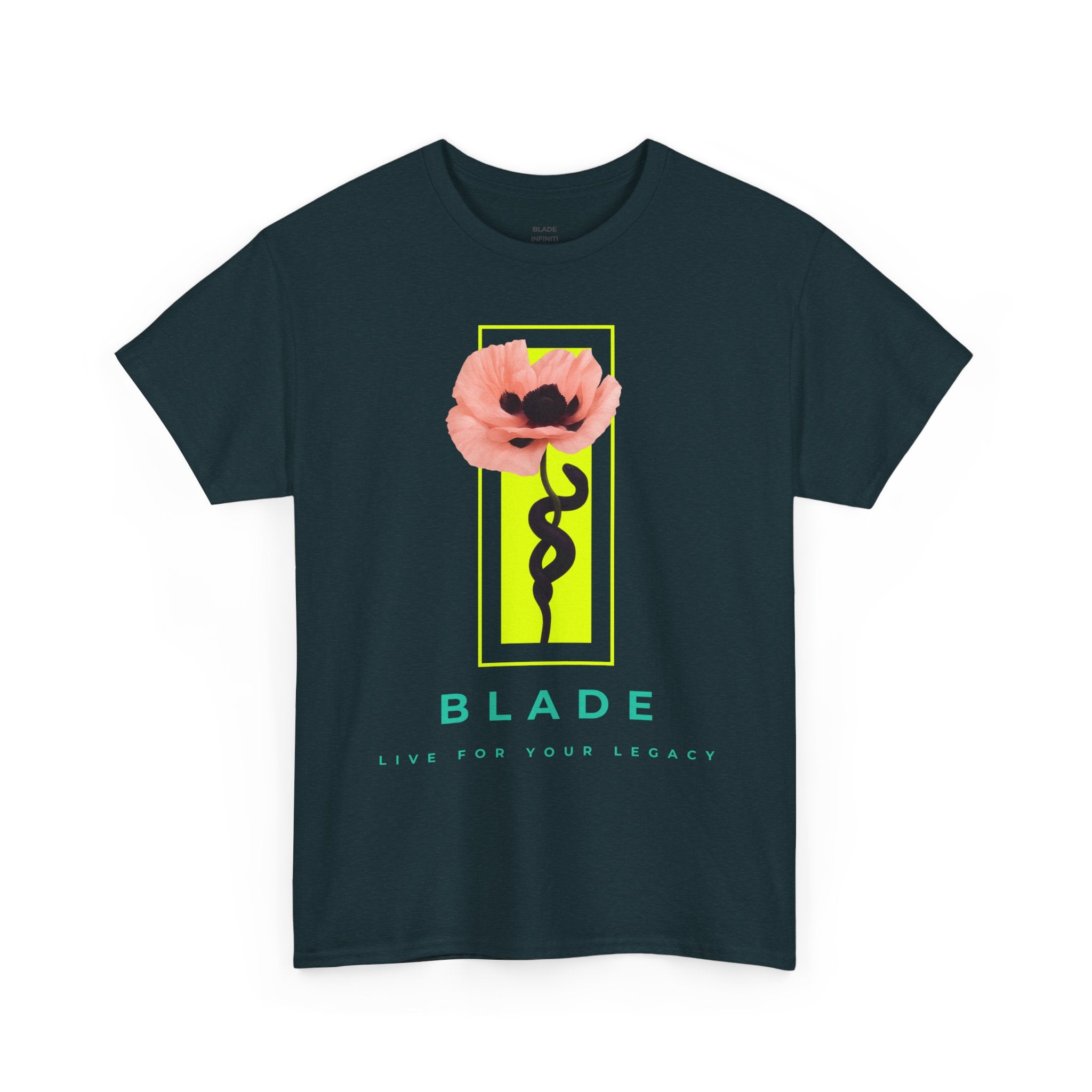 Venom Blossom Pink/Indigo/Neon Green Floral T-Shirt