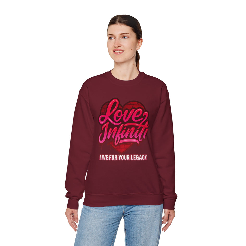 Love, Infiniti Street Vibes Unisex Crewneck Sweater