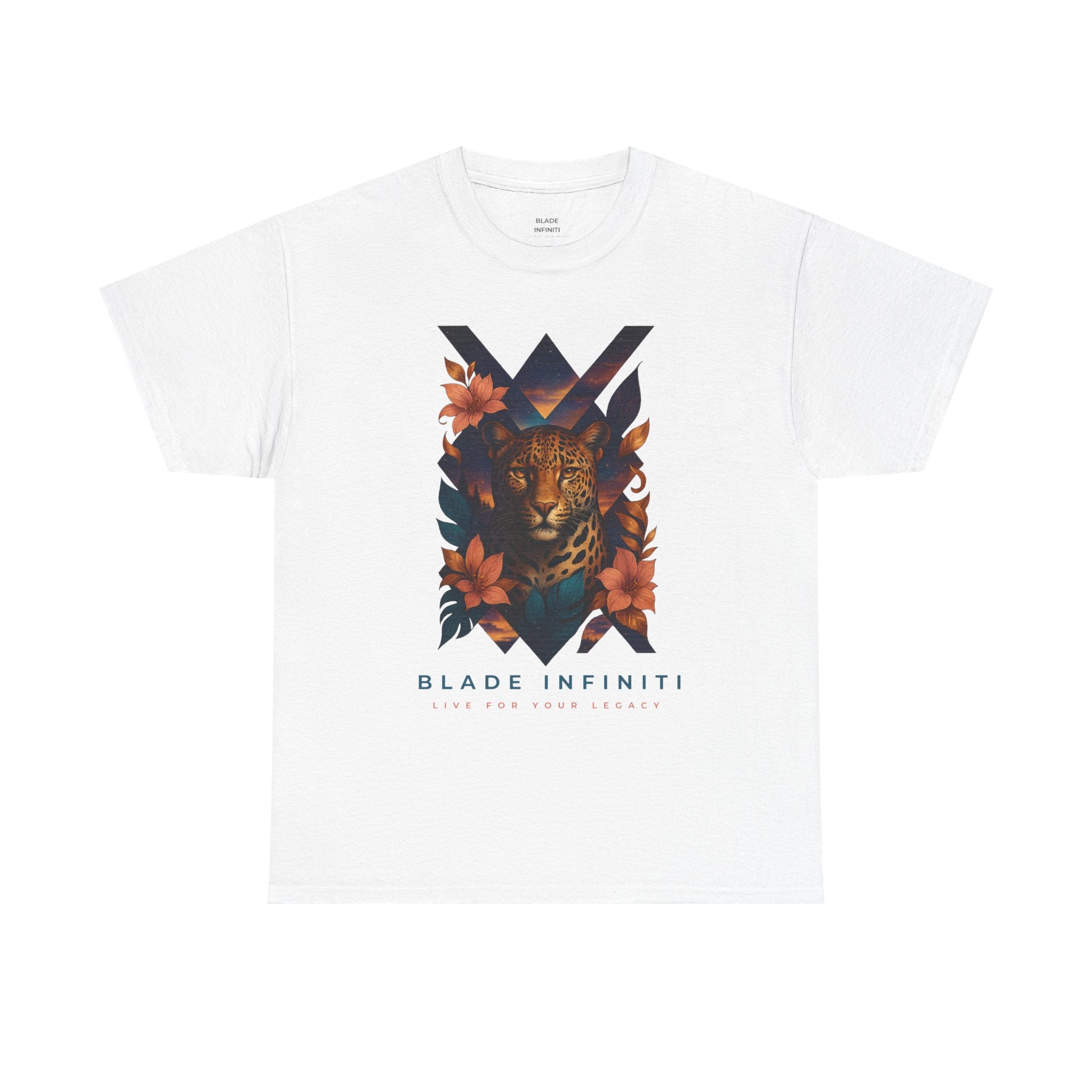 Bladeverse Galactic Jungle Leopard/Floral T-Shirt