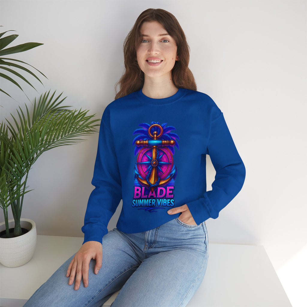 Anchor Compass Unisex Crewneck Sweater