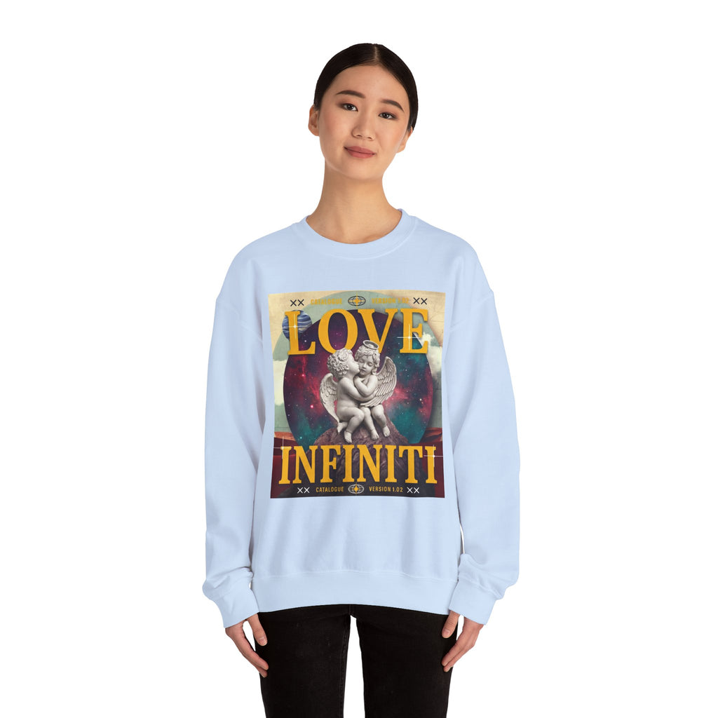Celestial Love, Infiniti Unisex Crewneck Sweater