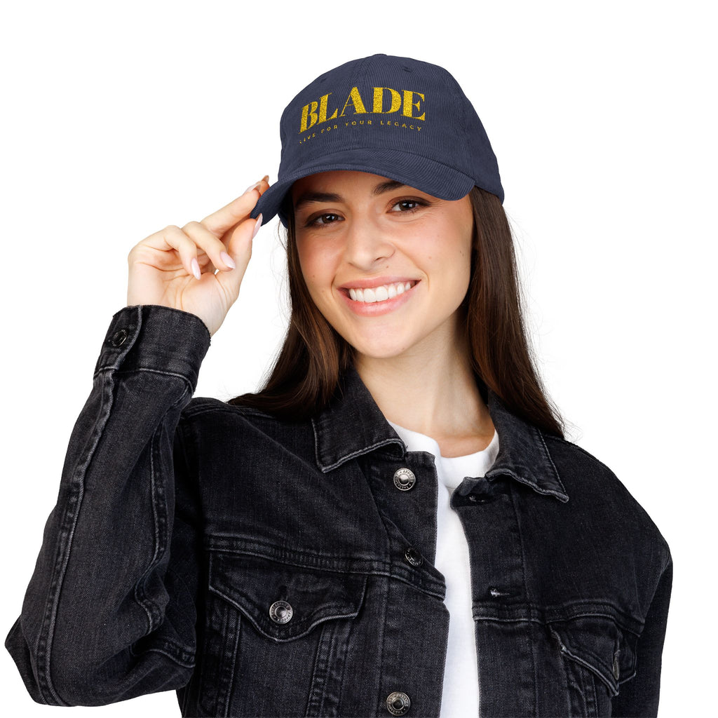 Blade Legacy Vintage Corduroy Hat/Cap Embroidery