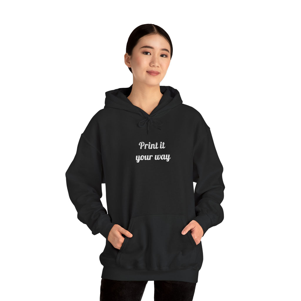 Custom Embroidered Unisex Hoodie – Ethically Sourced Cotton Blend