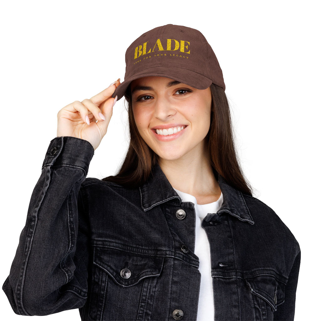 Blade Legacy Vintage Corduroy Hat/Cap Embroidery