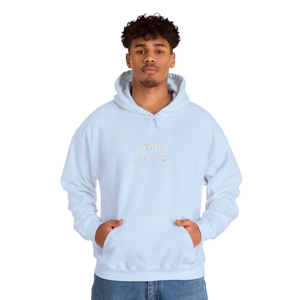 Custom Embroidered Unisex Hoodie – Ethically Sourced Cotton Blend