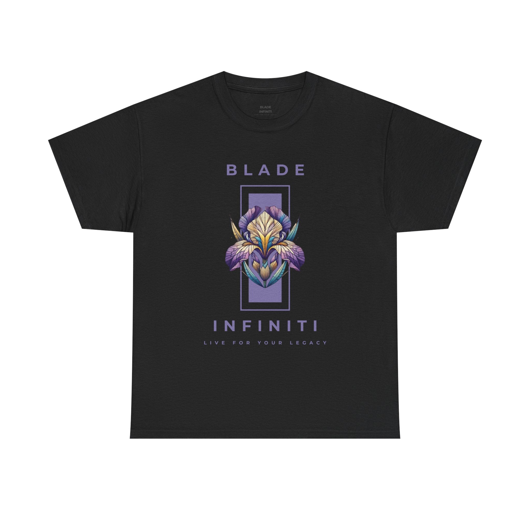 Essence of Infiniti Purple/Teal/Yellow Floral T-Shirt