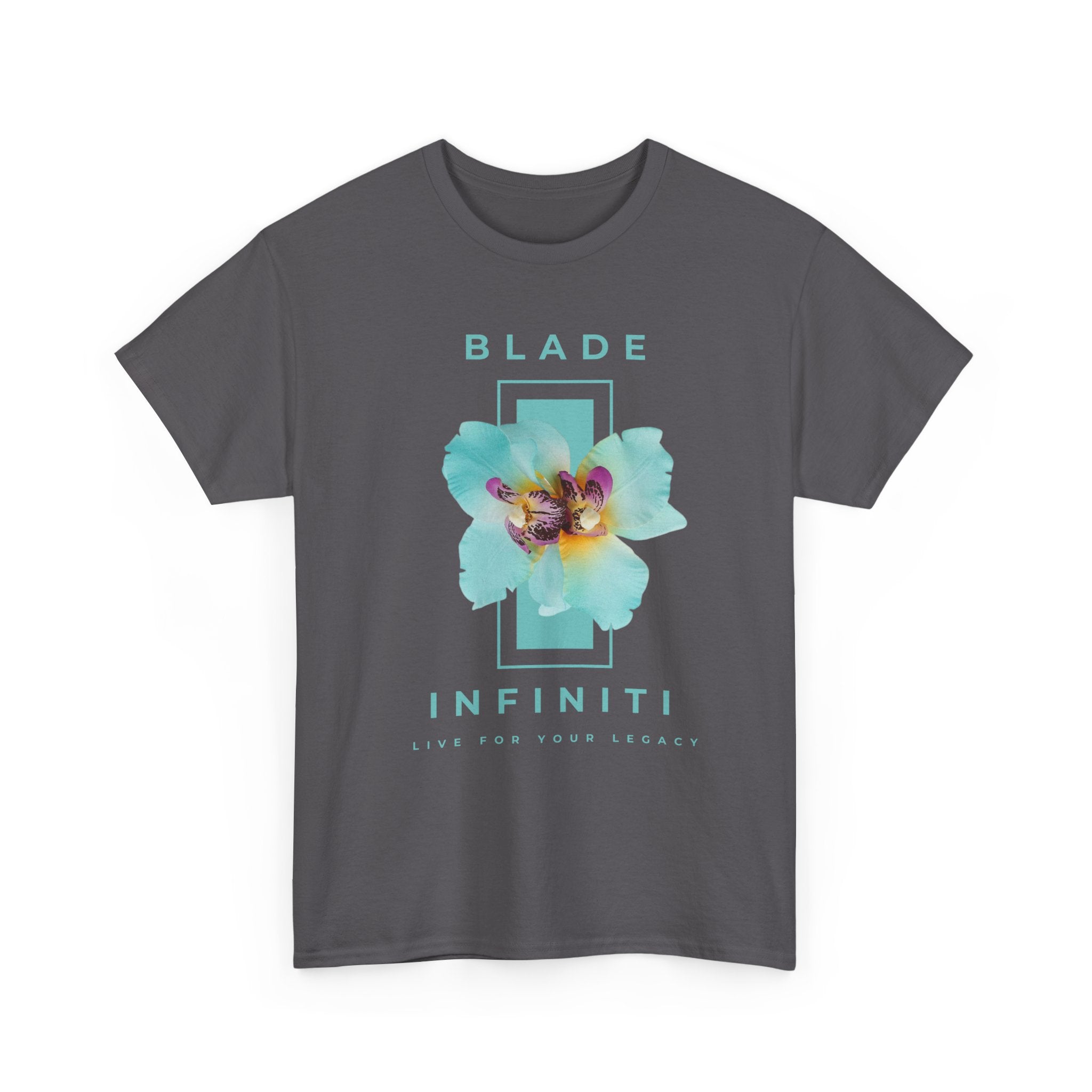 Essence of Infiniti Light Aqua Floral T-Shirt