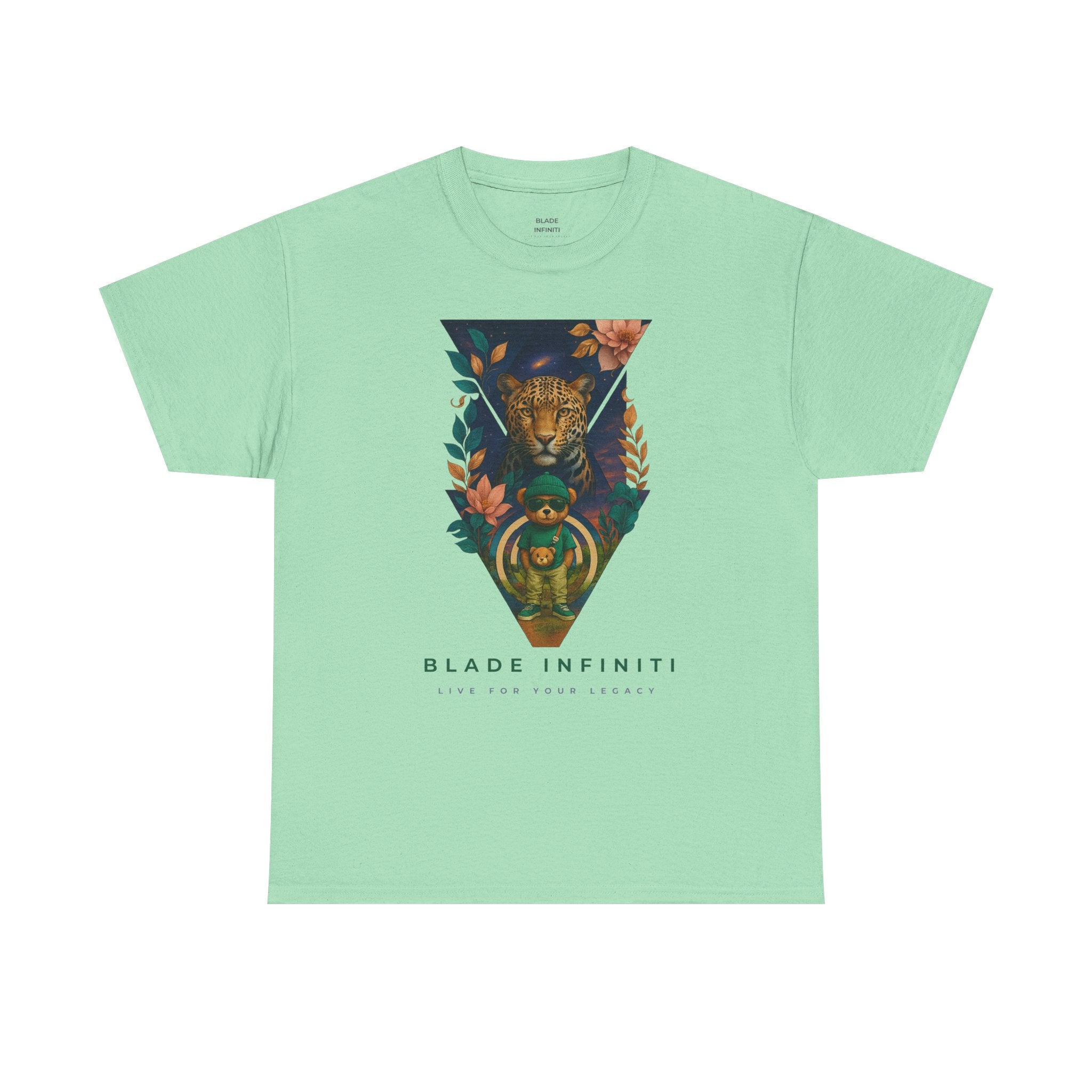 Bladeverse Galactic Jungle Leopard/Teddy Bear T-Shirt