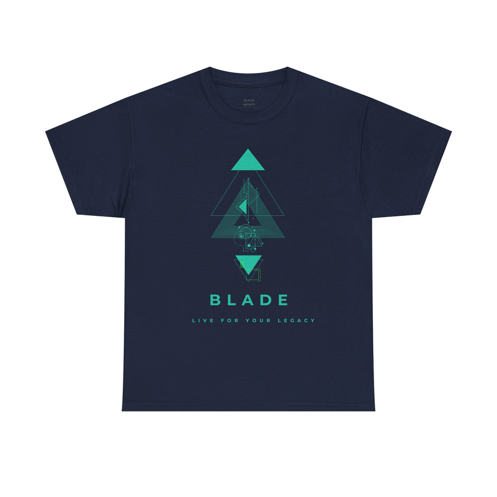 Geometric Odyssey Version 3 Teal/Green T-Shirt