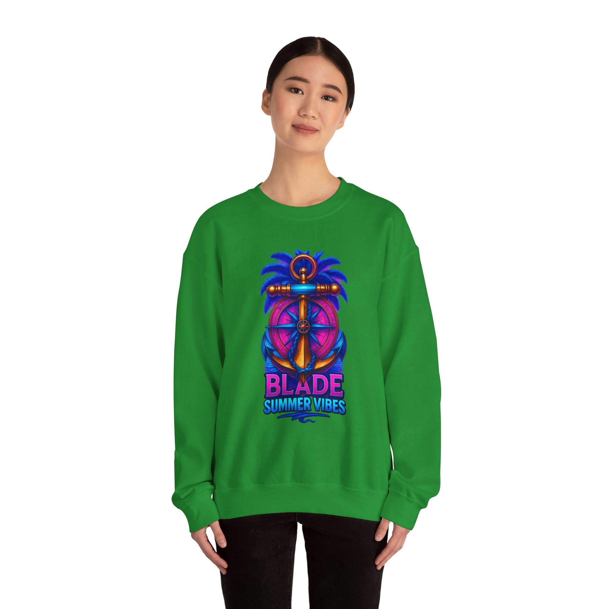 Anchor Compass Unisex Crewneck Sweater