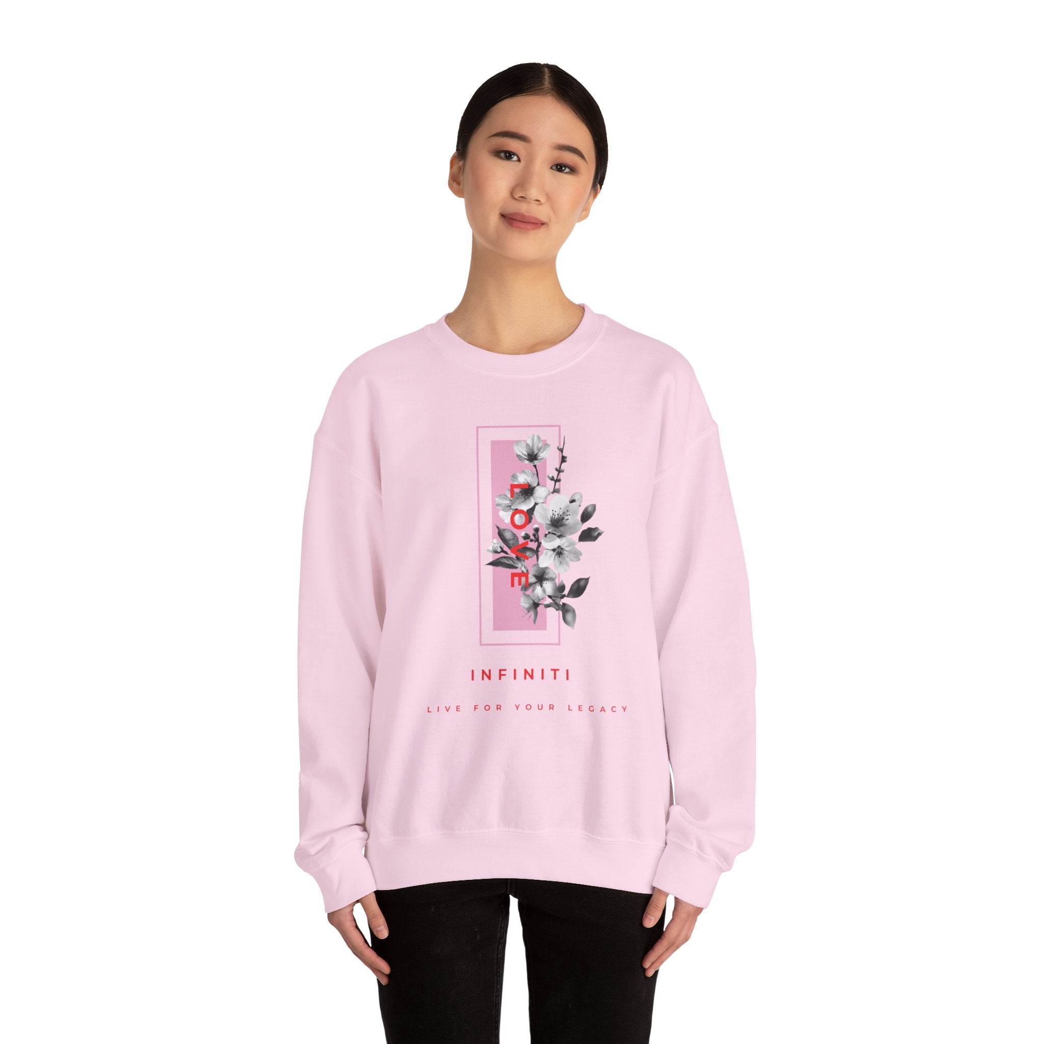 Bloom Bae Red Floral Love, Infiniti Sweater