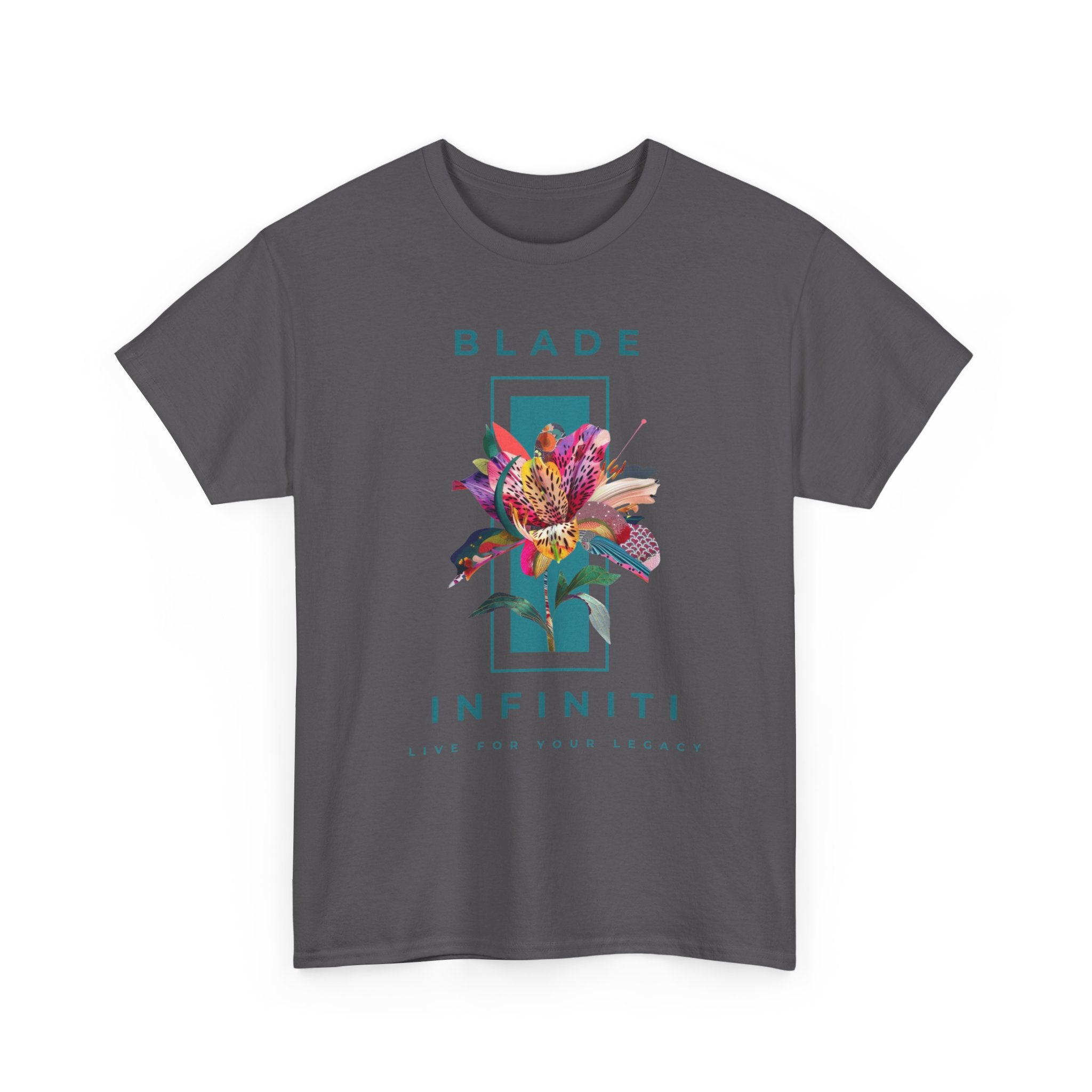 Essence of Infiniti Teal/Floral T-Shirt