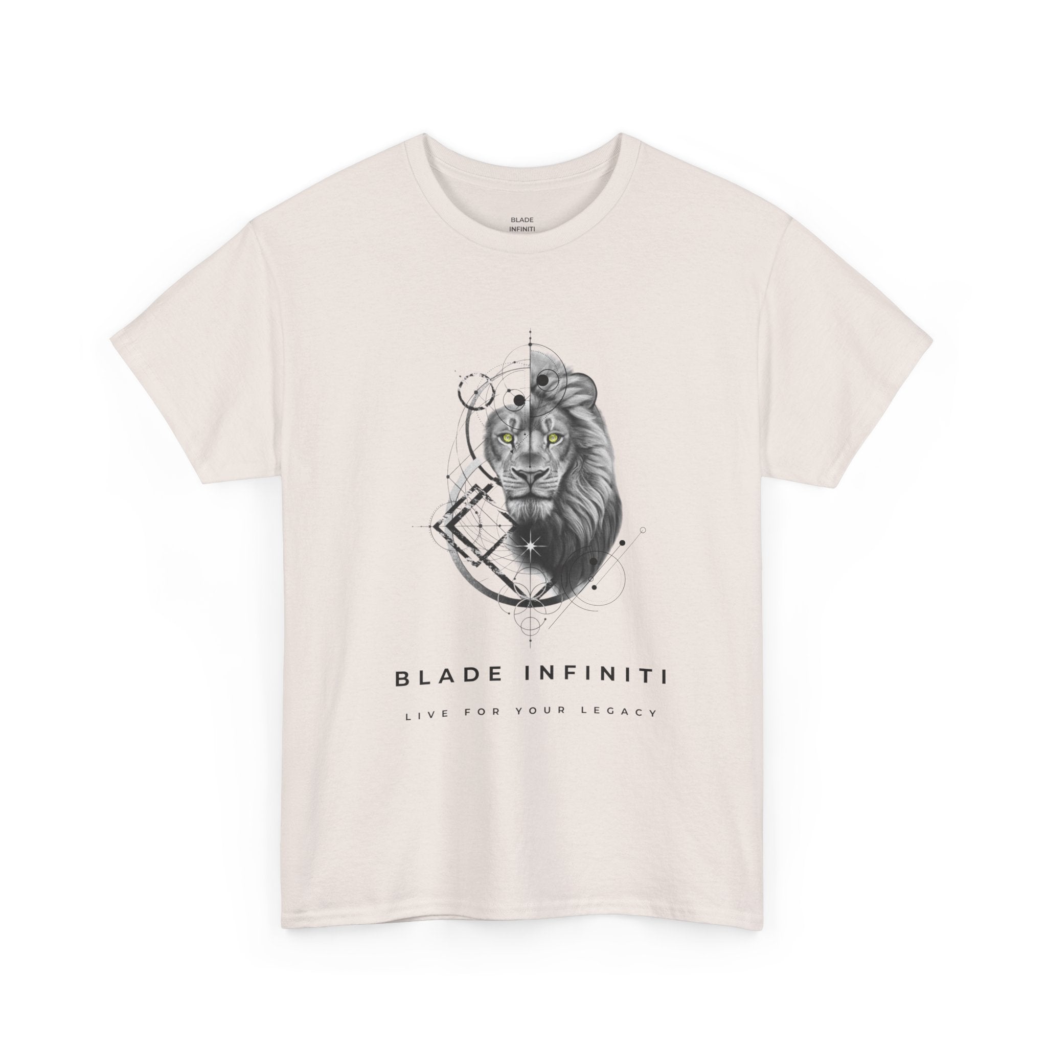 Geometric King Black Version 4 TX Lion T-Shirt