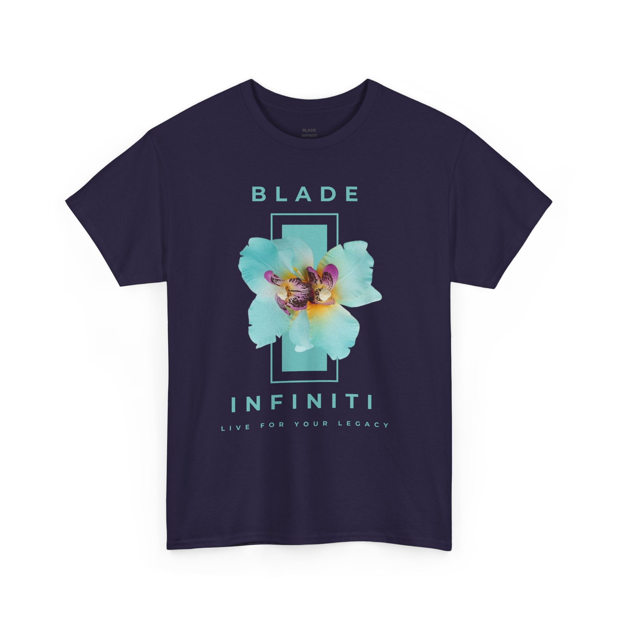 Essence of Infiniti Light Aqua Floral T-Shirt