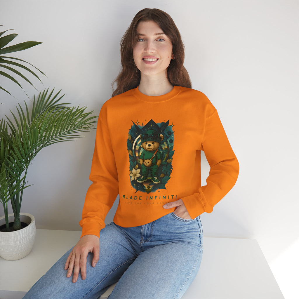 Galactic Teddy Bear V1 Unisex Crewneck Sweater