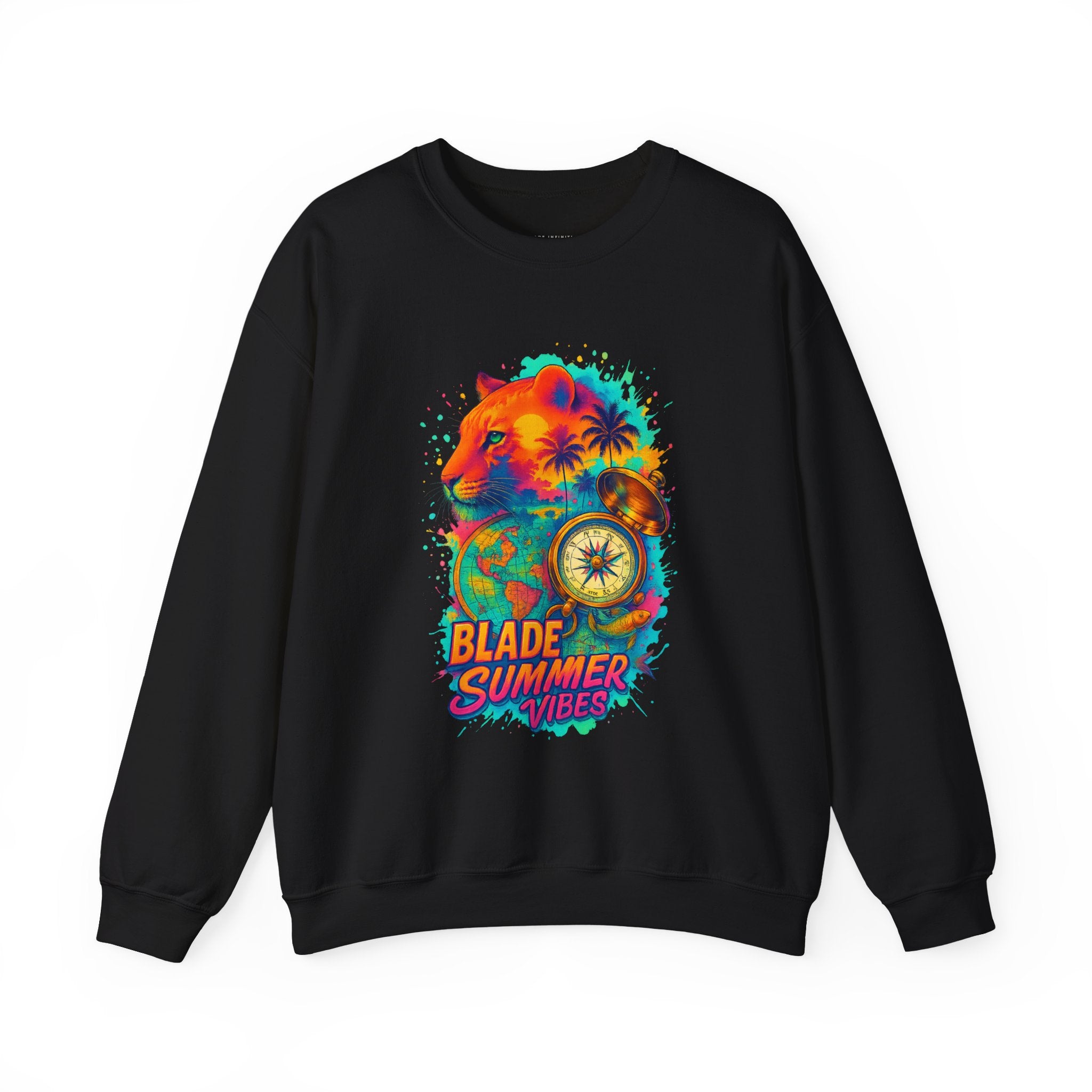 Primal Palms V1 Lion Unisex Crewneck Sweater