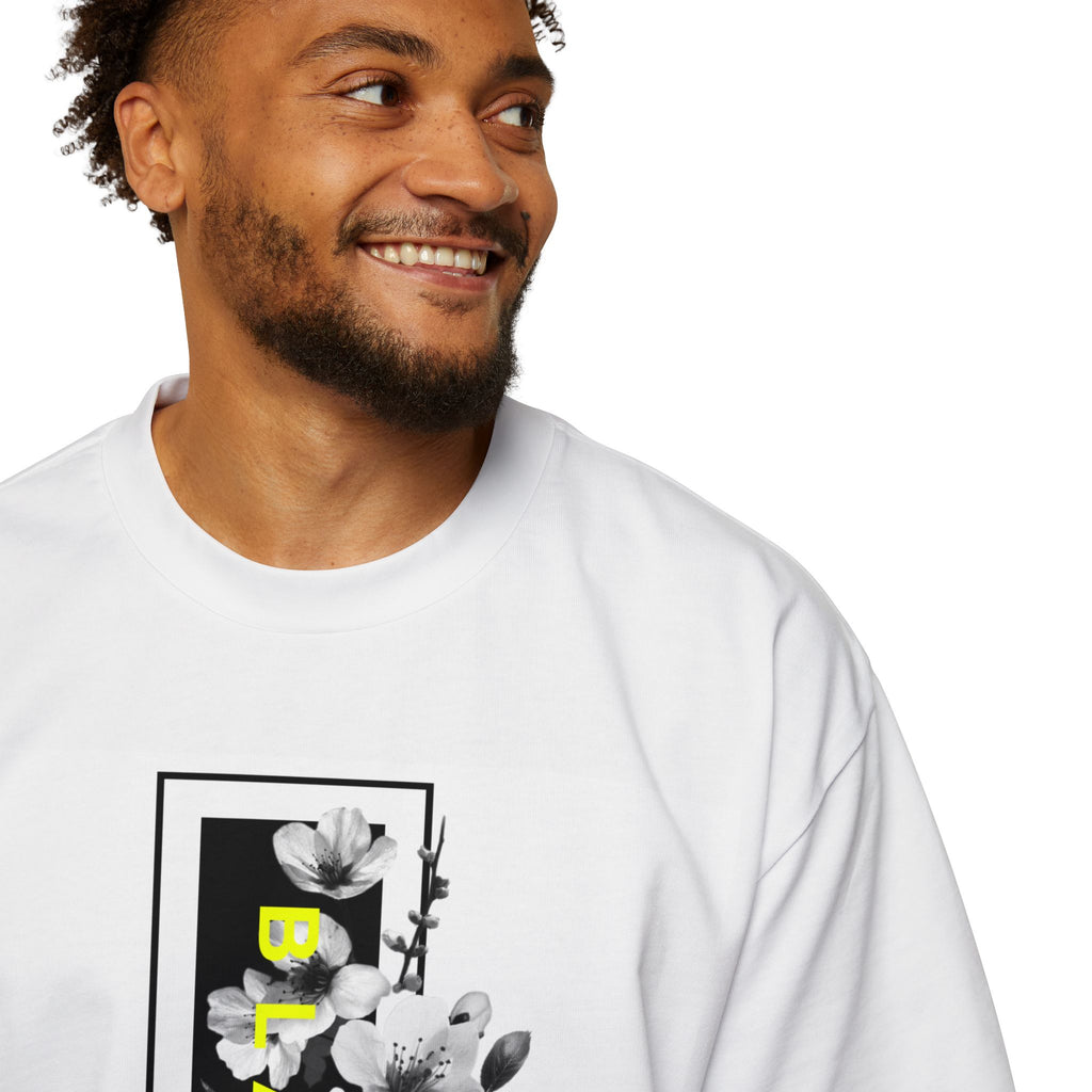 Bloom Bae White Heavy Oversized T-Shirt