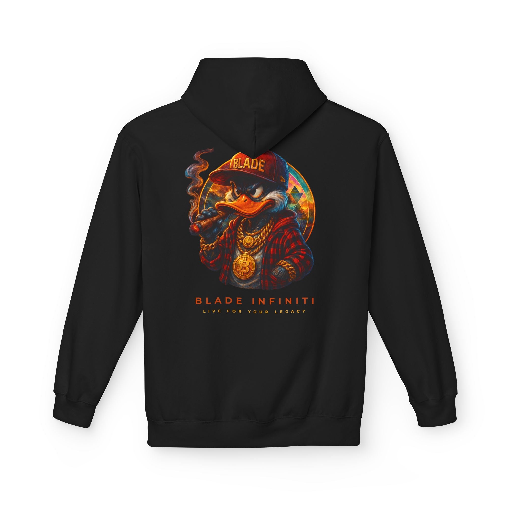 Bladeverse Galactic Weed/Pot Duck Hoodie
