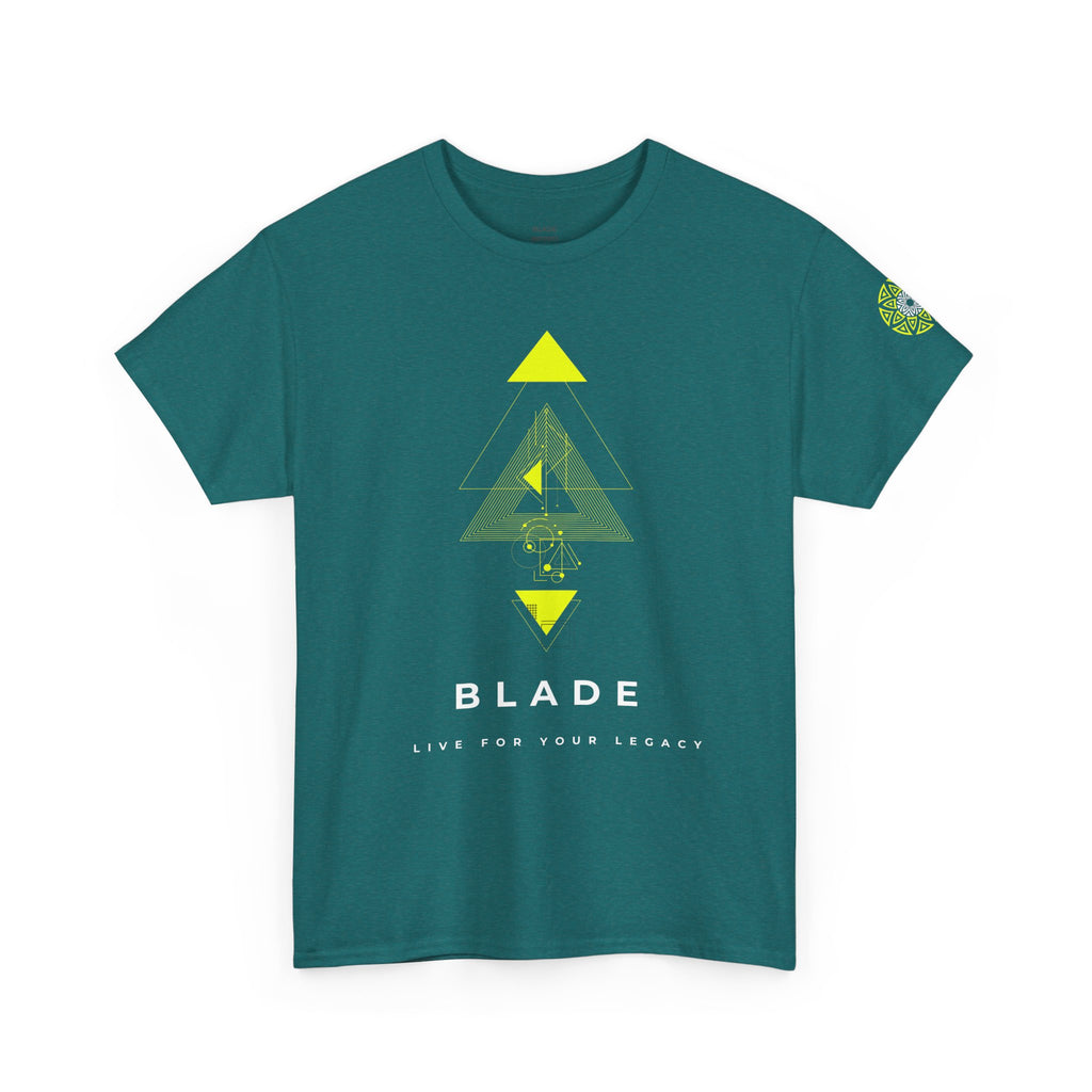 Geometric Odyssey Version 3 Neon Green T-Shirt