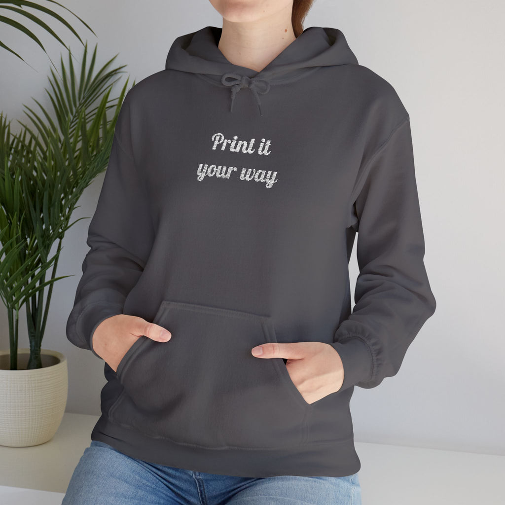 Custom Embroidered Unisex Hoodie – Ethically Sourced Cotton Blend