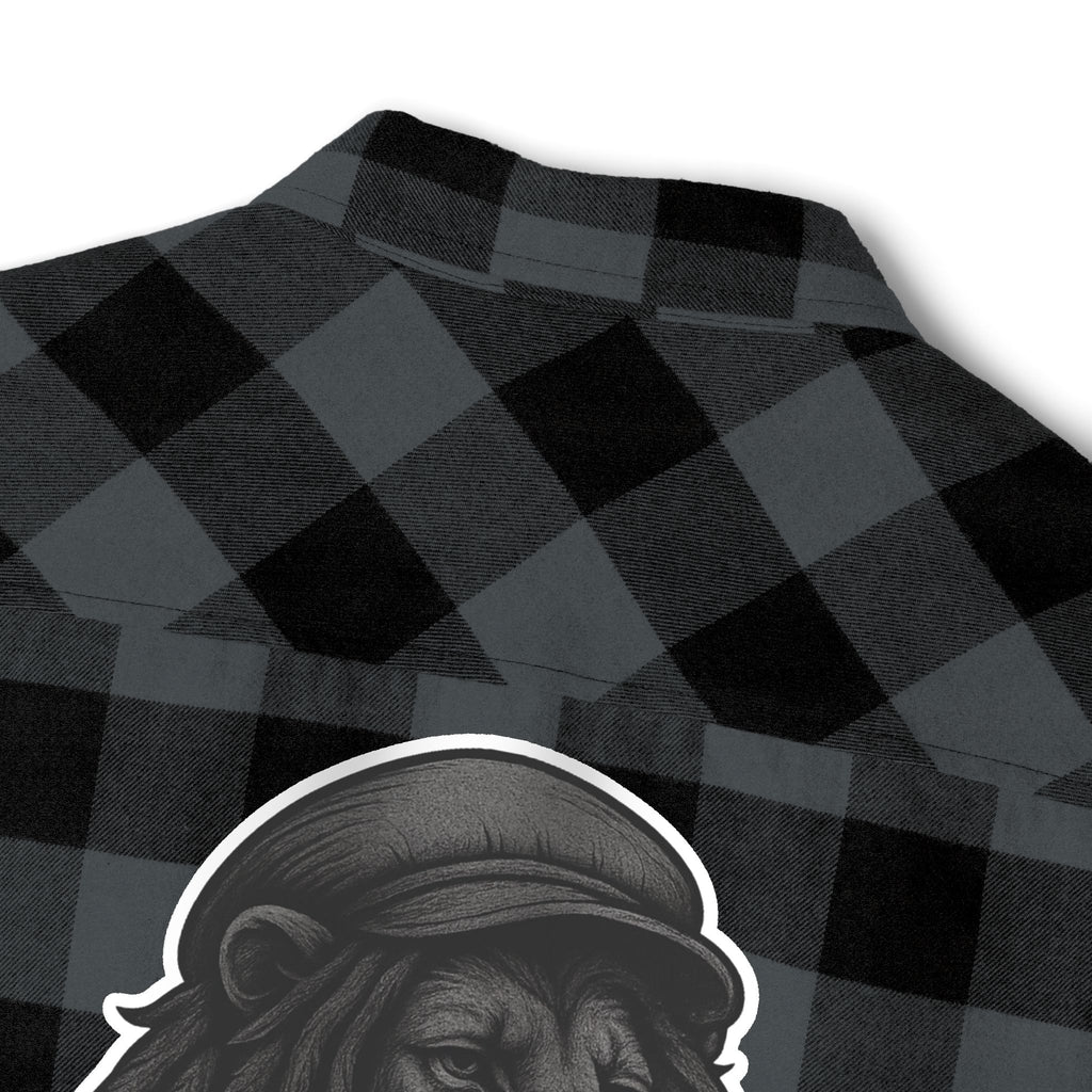 Rasta Lion Version 2 Flannel Shirt
