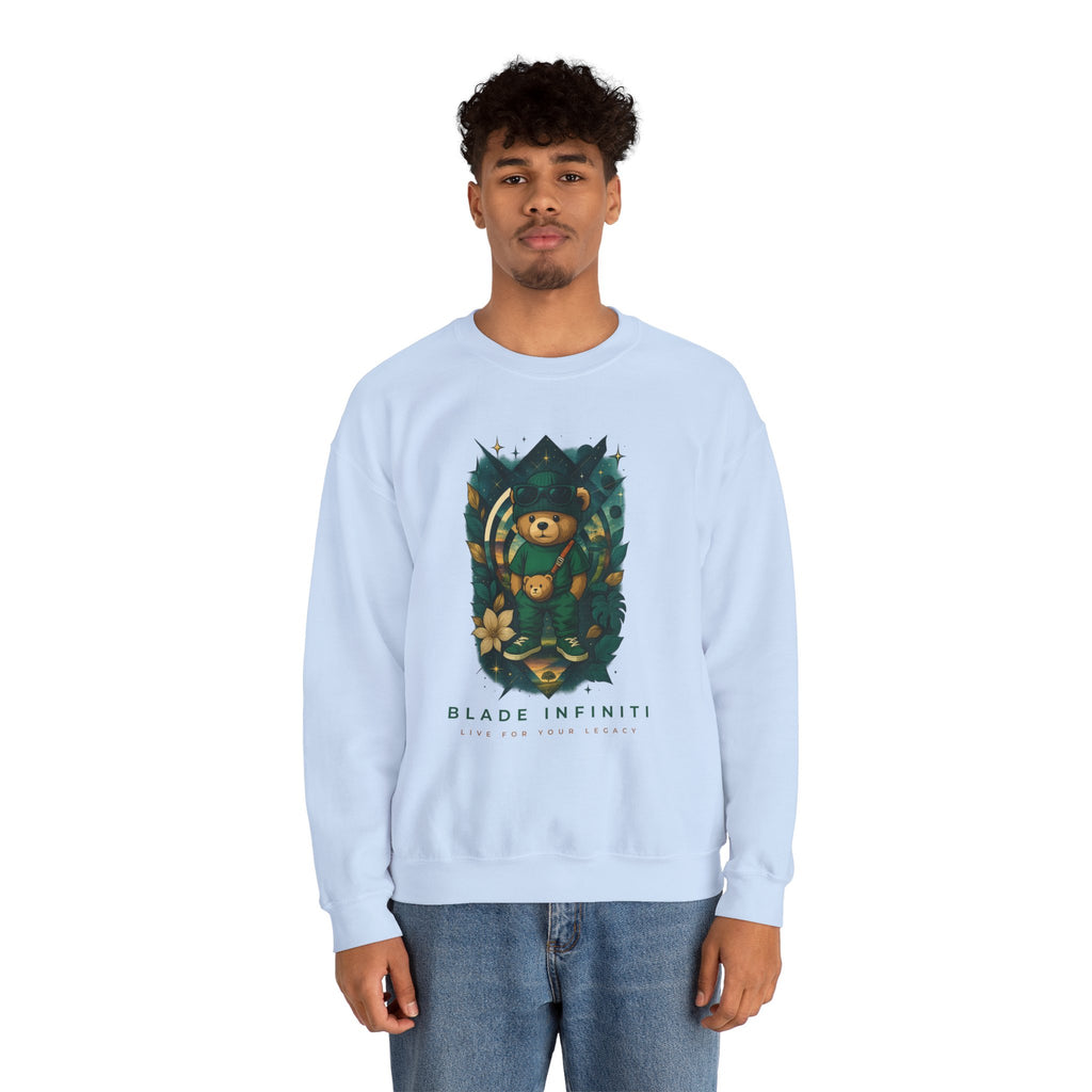 Galactic Teddy Bear V1 Unisex Crewneck Sweater
