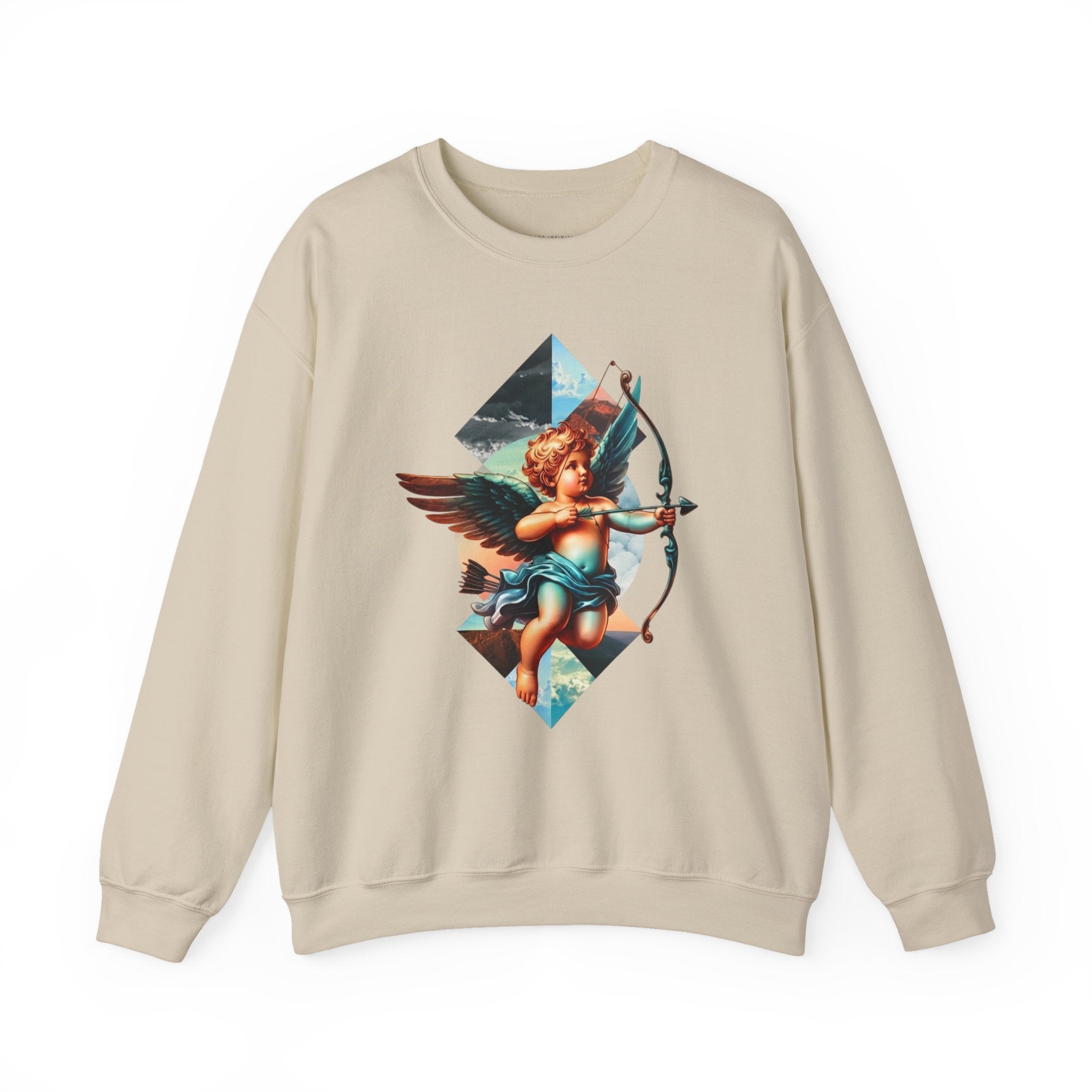 Cupid's Bow Blue + Arrow - Love, Infiniti Unisex Crewneck Sweater
