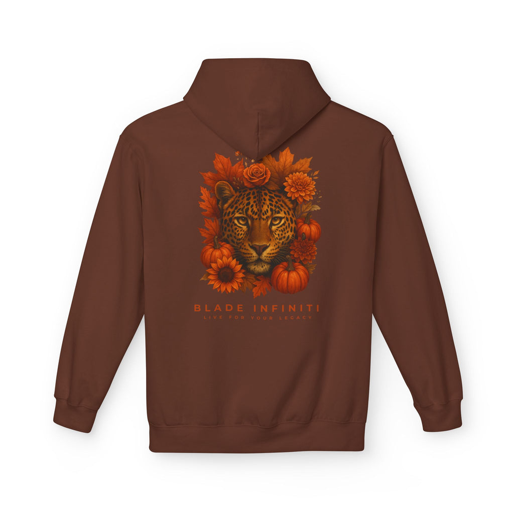 Jungle Flora Fall Leopard Hoodie