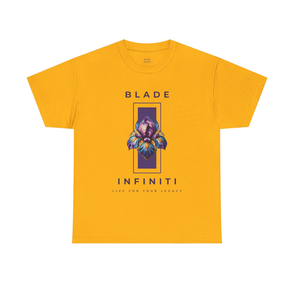 Essence of Infiniti Purple/Yellow/Teal Floral T-Shirt