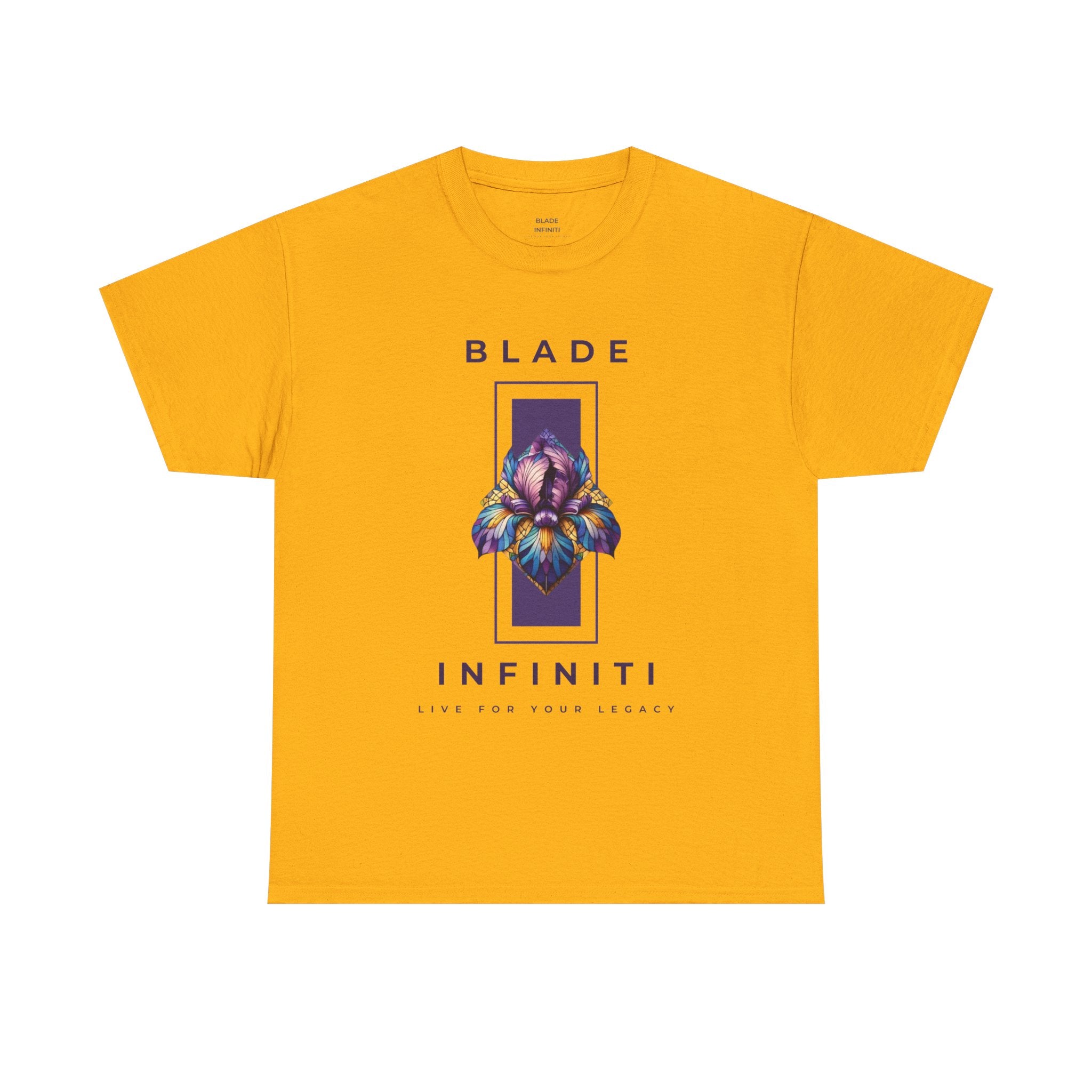 Essence of Infiniti Purple/Yellow/Teal Floral T-Shirt