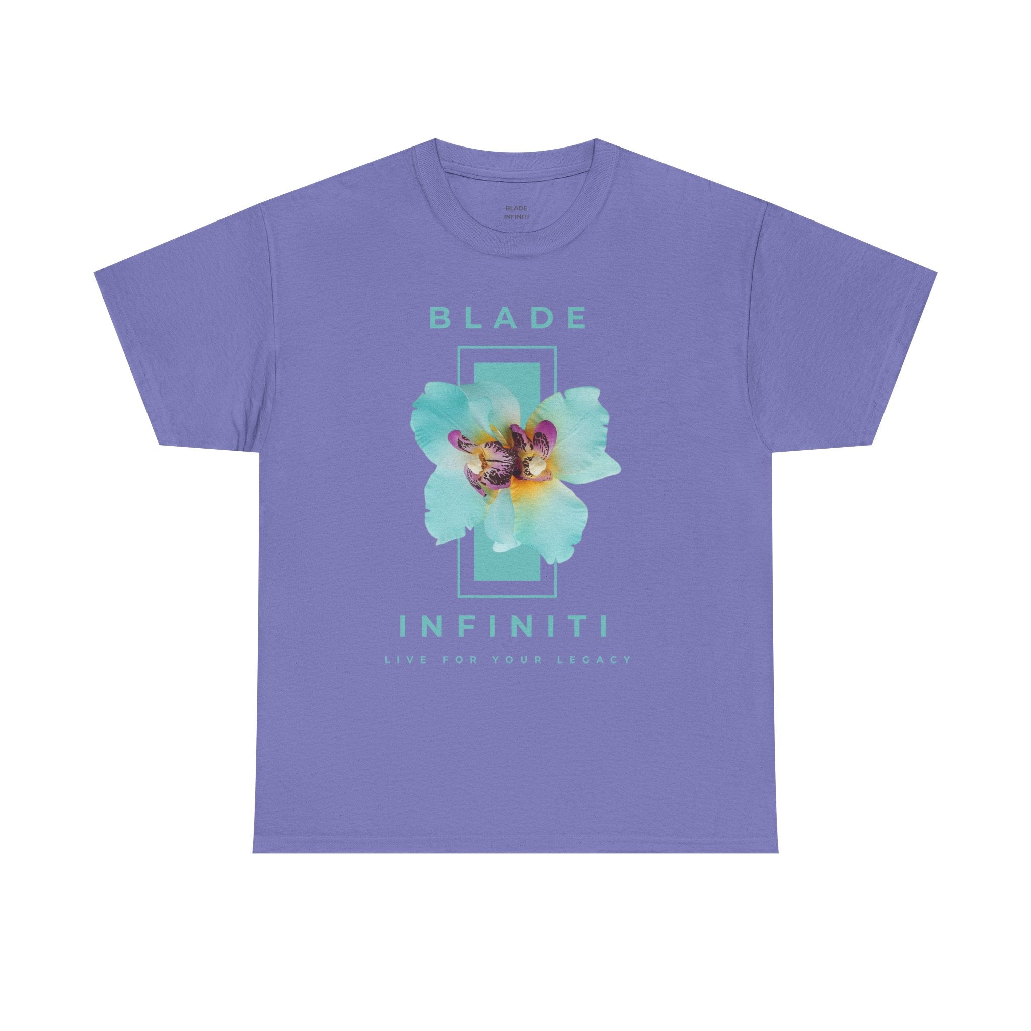 Essence of Infiniti Light Aqua Floral T-Shirt