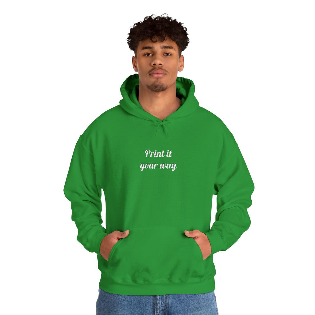 Custom Embroidered Unisex Hoodie – Ethically Sourced Cotton Blend